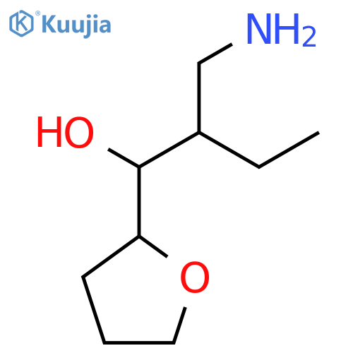 2-(Aminomethyl)-1-(oxolan-2-yl)butan-1-ol structure