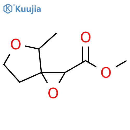 1,5-Dioxaspiro[2.4]heptane-2-carboxylic acid, 4-methyl-, methyl ester structure