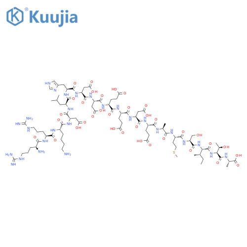 L-Alanine,L-arginyl-L-arginyl-L-lysyl-L-a-aspartyl-L-leucyl-L-histidyl-L-a-aspartyl-L-a-aspartyl-L-a-glutamyl-L-a-glutamyl-L-a-aspartyl-L-a-glutamyl-L-alanyl-L-methionyl-L-seryl-L-isoleucyl-L-threonyl- structure