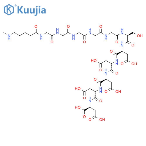 L-Aspartic acid,L-arginyl-L-arginyl-L-arginyl-L-alanyl-L-a-aspartyl-L-a-aspartyl-L-seryl-L-a-aspartyl-L-a-aspartyl-L-a-aspartyl-L-a-aspartyl- structure