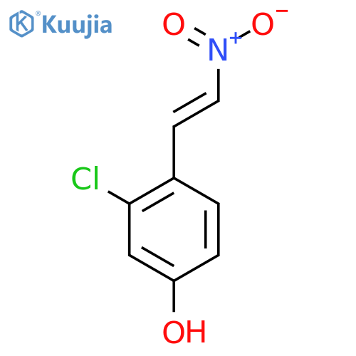 3-Chloro-4-(2-nitroethenyl)phenol structure