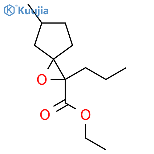 Ethyl 5-methyl-2-propyl-1-oxaspiro[2.4]heptane-2-carboxylate structure
