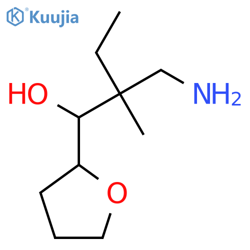 2-(Aminomethyl)-2-methyl-1-(oxolan-2-yl)butan-1-ol structure