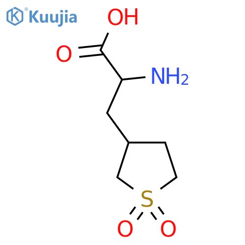 2-amino-3-(1,1-dioxo-1lambda6-thiolan-3-yl)propanoic acid structure