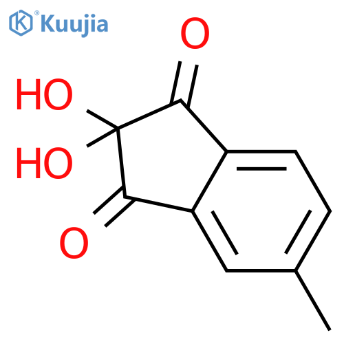 1H-Indene-1,3(2H)-dione, 2,2-dihydroxy-5-methyl- structure