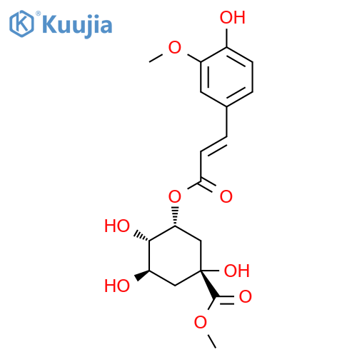 Methyl 5-O-feruloylquinate structure