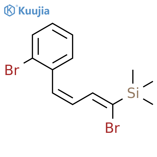 Silane, [(1Z,3Z)-1-bromo-4-(2-bromophenyl)-1,3-butadienyl]trimethyl- structure
