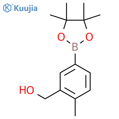 3-Hydroxymethyl-4-methylphenylboronic acid, pinacol ester structure