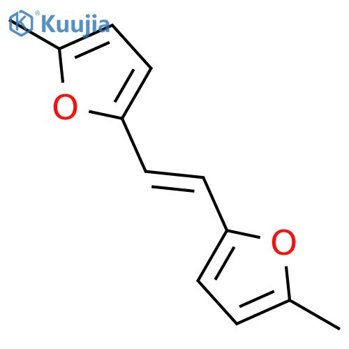 Furan, 2,2'-(1,2-ethenediyl)bis[5-methyl- structure