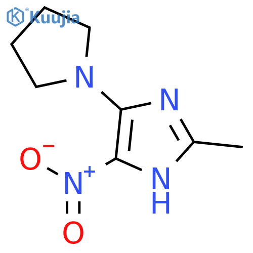 2-methyl-5-nitro-4-(1-pyrrolidinyl)-1H-Imidazole structure