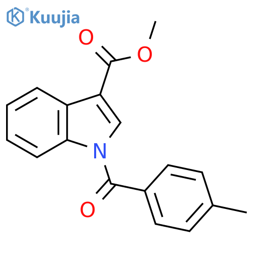 1-(4-Methyl-benzoyl)-1H-indole-3-carboxylic acid methyl ester structure