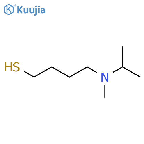 4-methyl(propan-2-yl)aminobutane-1-thiol structure