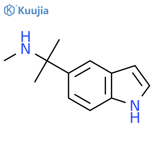 2-(1H-indol-5-yl)propan-2-yl(methyl)amine structure