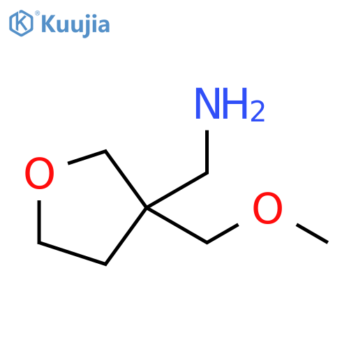 3-(methoxymethyl)oxolan-3-ylmethanamine structure