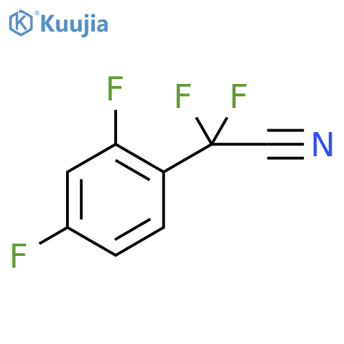 2-(2,4-difluorophenyl)-2,2-difluoroacetonitrile structure