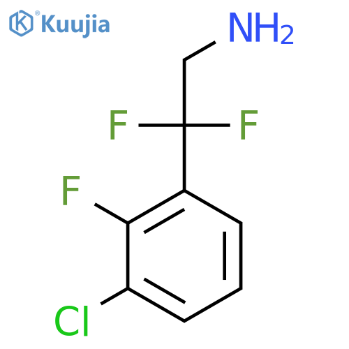 2-(3-chloro-2-fluorophenyl)-2,2-difluoroethan-1-amine structure