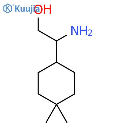 2-amino-2-(4,4-dimethylcyclohexyl)ethan-1-ol structure