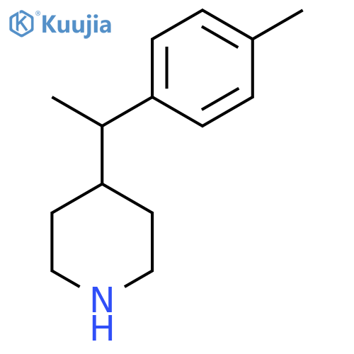 4-1-(4-methylphenyl)ethylpiperidine structure