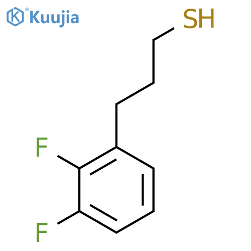 3-(2,3-difluorophenyl)propane-1-thiol structure