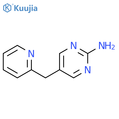 5-(pyridin-2-yl)methylpyrimidin-2-amine structure