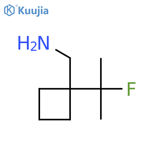 1-(2-fluoropropan-2-yl)cyclobutylmethanamine structure