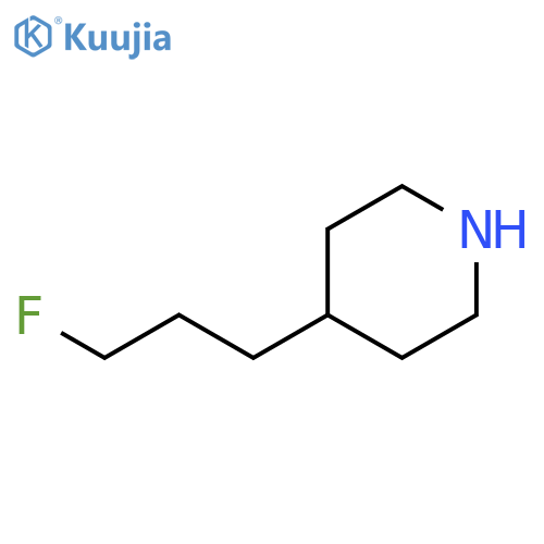 4-(3-fluoropropyl)piperidine structure