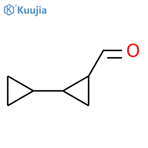 2-cyclopropylcyclopropane-1-carbaldehyde structure