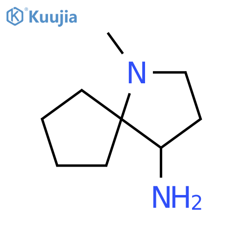 1-Azaspiro[4.4]nonan-4-amine, 1-methyl- structure