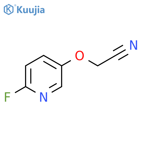 2-[(6-Fluoropyridin-3-yl)oxy]acetonitrile structure