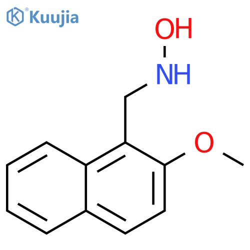 N-(2-methoxynaphthalen-1-yl)methylhydroxylamine structure