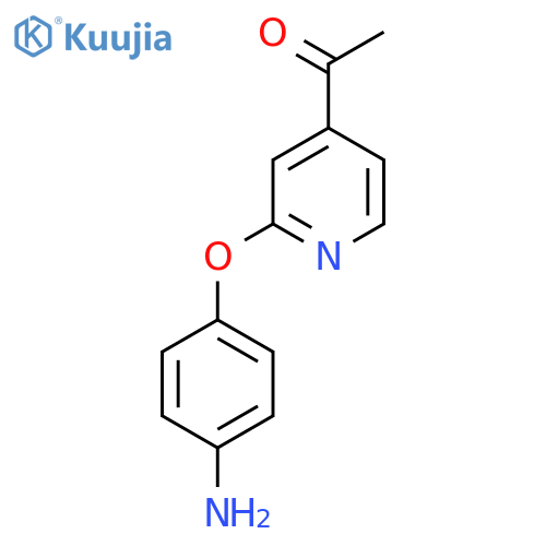 4-Acetyl-2-(4-aminophenoxy) pyridine structure