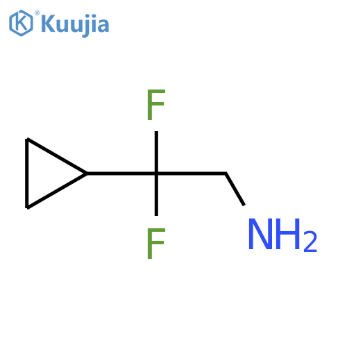 2-Cyclopropyl-2,2-difluoroethan-1-amine structure