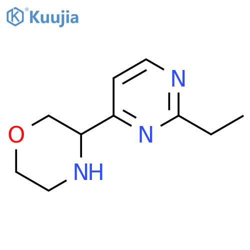 3-(2-Ethylpyrimidin-4-yl)morpholine structure