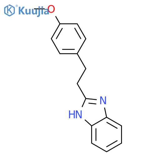 2-2-(4-Methoxyphenyl)ethyl-1H-1,3-benzodiazole structure