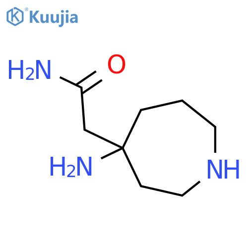 2-(4-aminoazepan-4-yl)acetamide structure