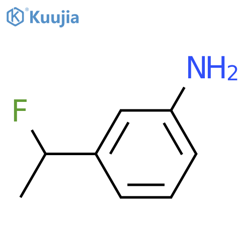 3-(1-Fluoroethyl)aniline structure
