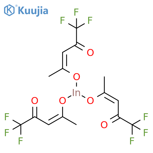 Indium,tris(1,1,1-trifluoro-2,4-pentanedionato-kO,kO')- (9CI) structure