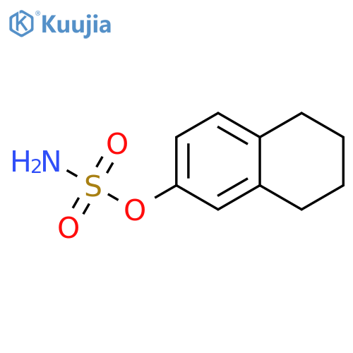 Sulfamic acid 5,6,7,8-tetrahydro-2-naphthyl ester structure