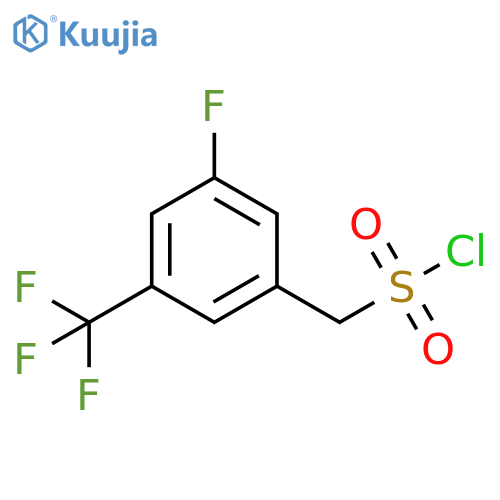 3-fluoro-5-(trifluoromethyl)phenylmethanesulfonyl chloride structure