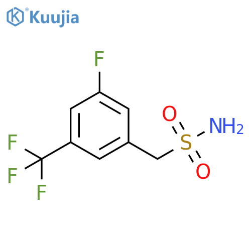 3-fluoro-5-(trifluoromethyl)phenylmethanesulfonamide structure
