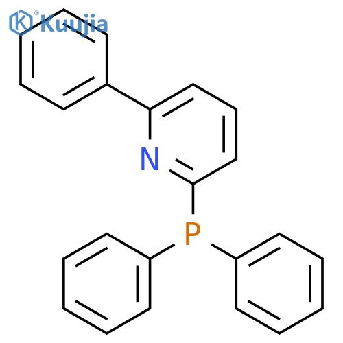 Pyridine, 2-(diphenylphosphino)-6-phenyl- structure