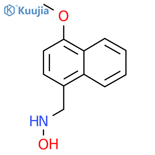 N-(4-methoxynaphthalen-1-yl)methylhydroxylamine structure