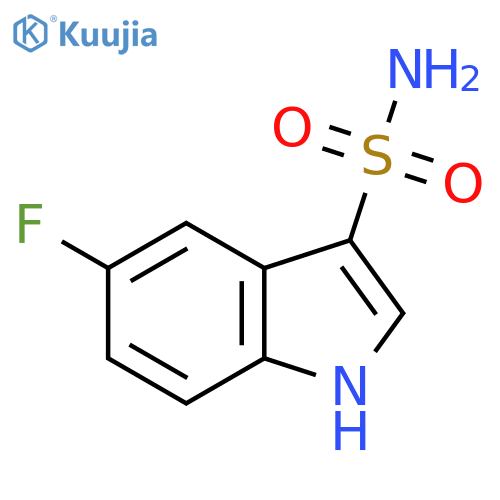 5-Fluoro-1H-indole-3-sulfonamide structure