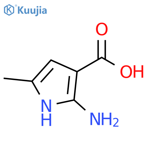 2-amino-5-methyl-1H-pyrrole-3-carboxylic acid structure