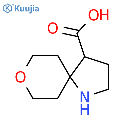 8-Oxa-1-azaspiro[4.5]decane-4-carboxylic acid structure