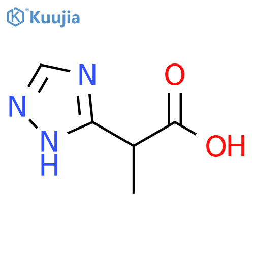 2-(1H-1,2,4-triazol-3-yl)propanoic acid structure