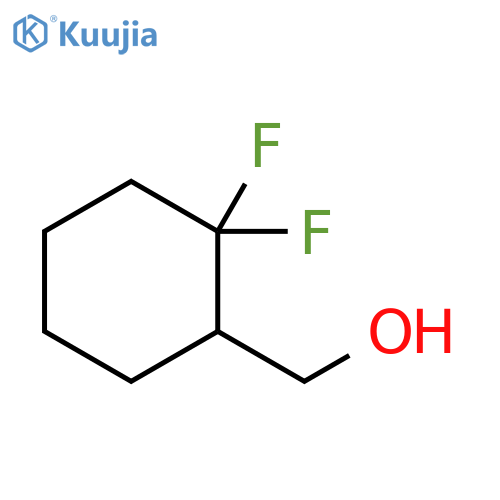 (2,2-difluorocyclohexyl)methanol structure