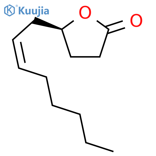 2(3H)-Furanone,dihydro-5-(2-octen-1-yl)- structure