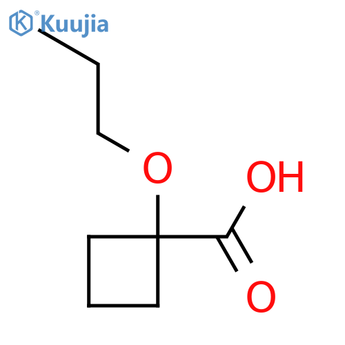 1-Propoxycyclobutane-1-carboxylic acid structure