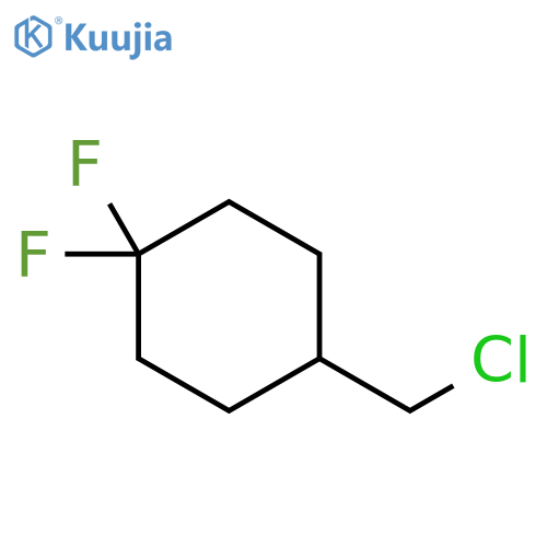 4-(chloromethyl)-1,1-difluorocyclohexane structure